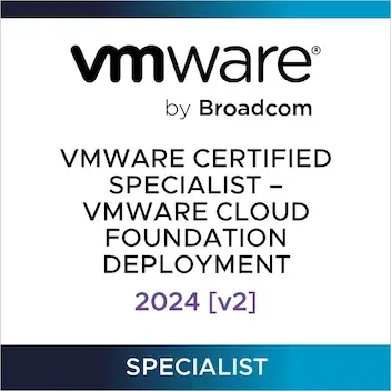 7. VMware Certified Specialist - VMware Cloud Foundation Deployment 2024 [v2]